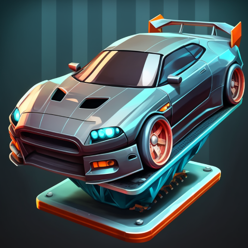 Speed Mania game icon with a stylised sports car